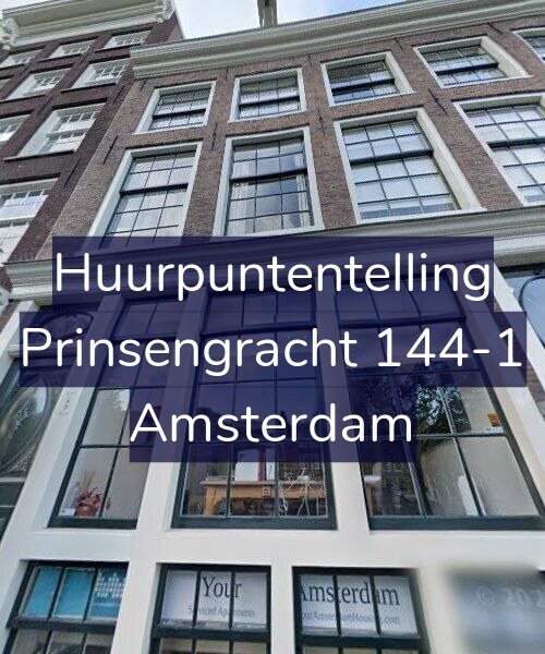 Foto gevel Huurpuntentelling voor Prinsengracht 144-1, Amsterdam