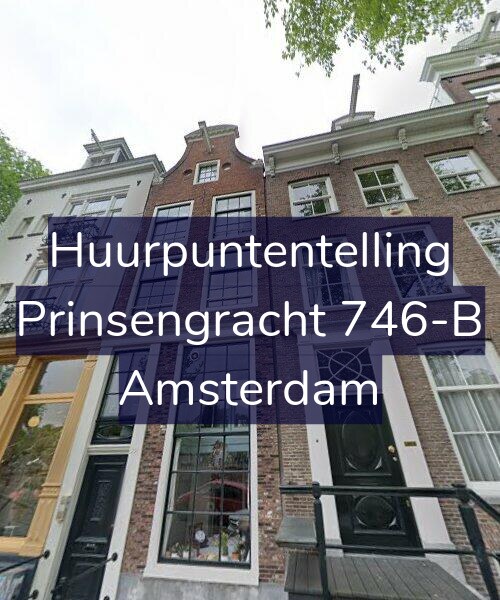Foto gevel Huurpuntentelling voor Prinsengracht 746-B, Amsterdam