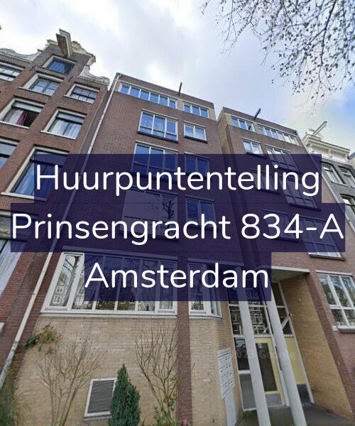 Foto gevel Huurpuntentelling voor Prinsengracht 834-A, Amsterdam