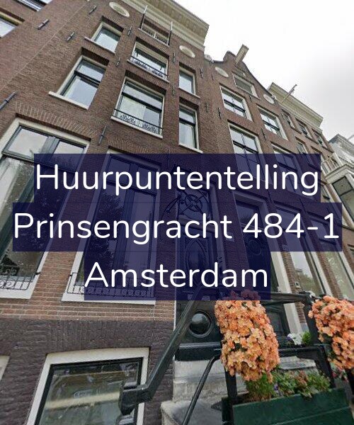 Foto gevel Huurpuntentelling voor Prinsengracht 484-1, Amsterdam