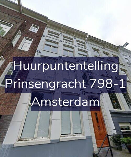 Foto gevel Huurpuntentelling voor Prinsengracht 798-1, Amsterdam