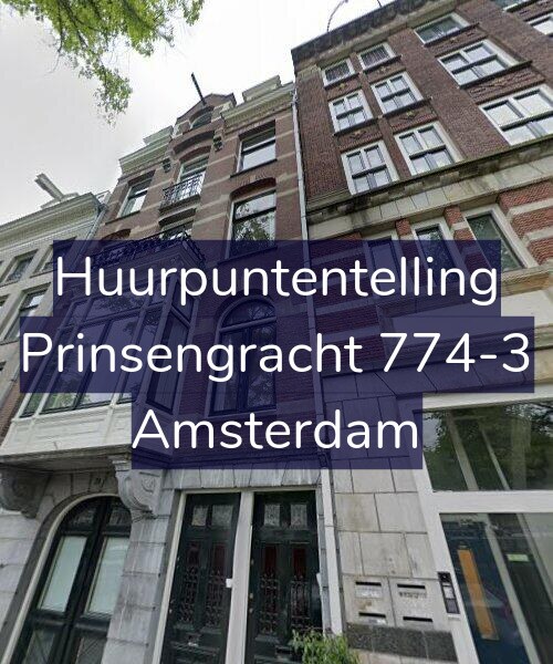 Foto gevel Huurpuntentelling voor Prinsengracht 774-3, Amsterdam