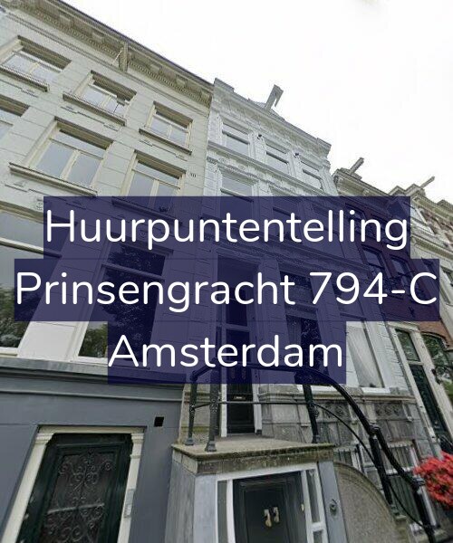 Foto gevel Huurpuntentelling voor Prinsengracht 794-C, Amsterdam