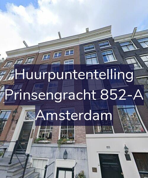 Foto gevel Huurpuntentelling voor Prinsengracht 852-A, Amsterdam