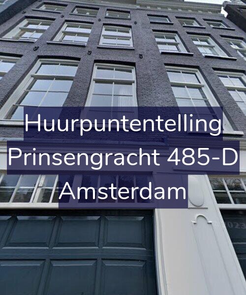Foto gevel Huurpuntentelling voor Prinsengracht 485-D, Amsterdam
