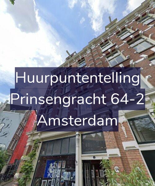 Foto gevel Huurpuntentelling voor Prinsengracht 64-2, Amsterdam