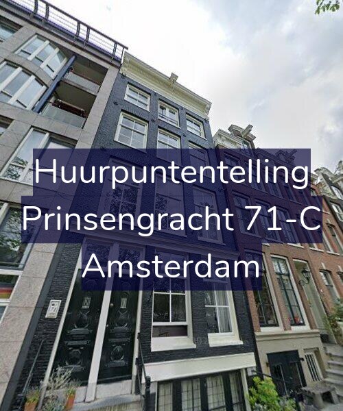 Foto gevel Huurpuntentelling voor Prinsengracht 71-C, Amsterdam