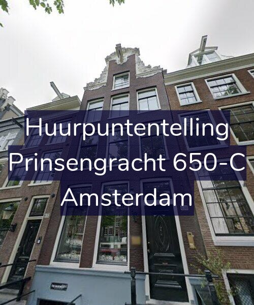 Foto gevel Huurpuntentelling voor Prinsengracht 650-C, Amsterdam