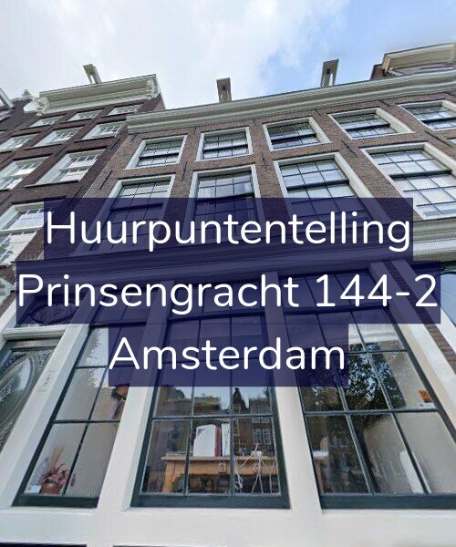 Foto gevel Huurpuntentelling voor Prinsengracht 144-2, Amsterdam