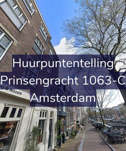 Foto gevel Huurpuntentelling voor Prinsengracht 1063-C, Amsterdam