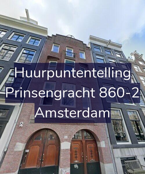Foto gevel Huurpuntentelling voor Prinsengracht 860-2, Amsterdam