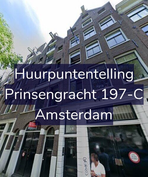 Foto gevel Huurpuntentelling voor Prinsengracht 197-C, Amsterdam