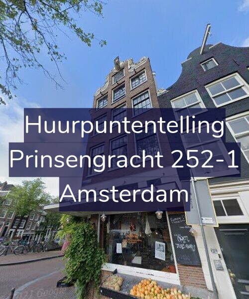 Foto gevel Huurpuntentelling voor Prinsengracht 252-1, Amsterdam