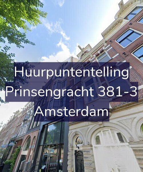 Foto gevel Huurpuntentelling voor Prinsengracht 381-3, Amsterdam