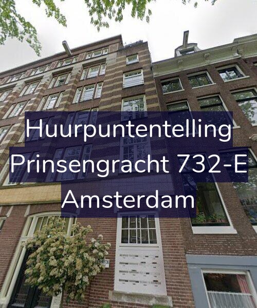 Foto gevel Huurpuntentelling voor Prinsengracht 732-E, Amsterdam