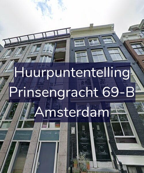 Foto gevel Huurpuntentelling voor Prinsengracht 69-B, Amsterdam