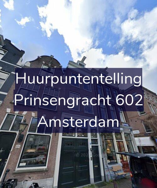 Foto gevel Huurpuntentelling voor Prinsengracht 602, Amsterdam