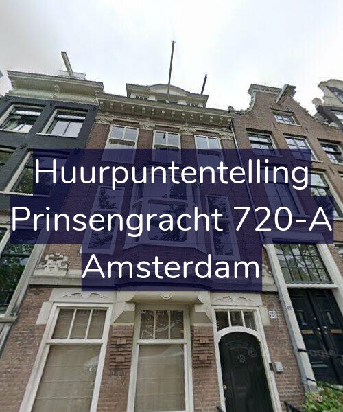 Foto gevel Huurpuntentelling voor Prinsengracht 720-A, Amsterdam