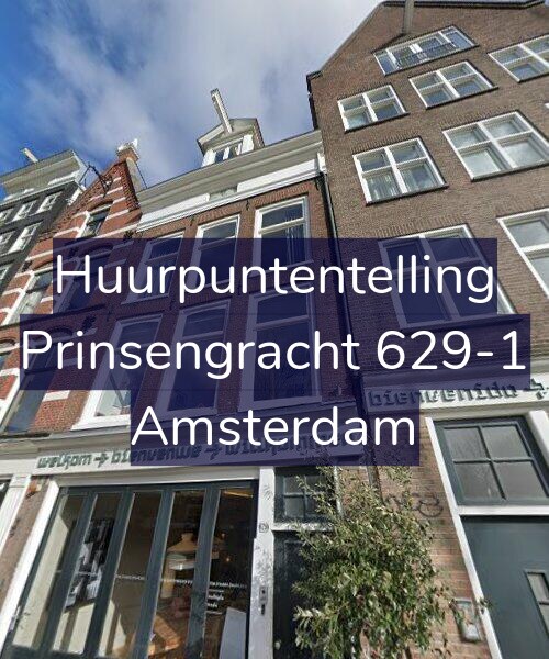 Foto gevel Huurpuntentelling voor Prinsengracht 629-1, Amsterdam
