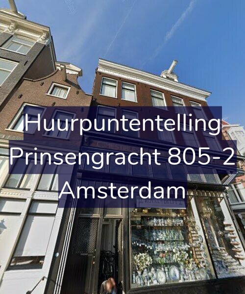 Foto gevel Huurpuntentelling voor Prinsengracht 805-2, Amsterdam