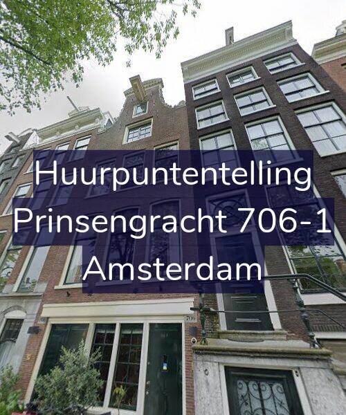 Foto gevel Huurpuntentelling voor Prinsengracht 706-1, Amsterdam