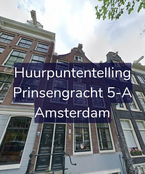 Foto gevel Huurpuntentelling voor Prinsengracht 5-A, Amsterdam