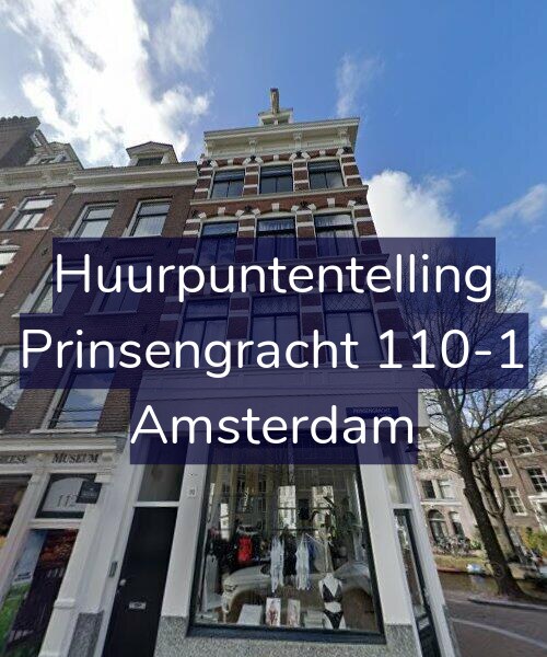 Foto gevel Huurpuntentelling voor Prinsengracht 110-1, Amsterdam