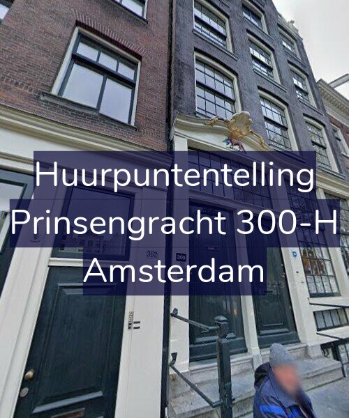 Foto gevel Huurpuntentelling voor Prinsengracht 300-H, Amsterdam