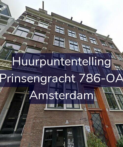 Foto gevel Huurpuntentelling voor Prinsengracht 786-OA, Amsterdam
