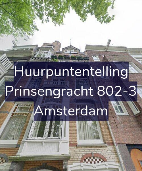 Foto gevel Huurpuntentelling voor Prinsengracht 802-3, Amsterdam