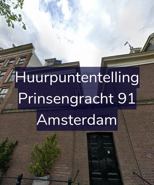 Foto gevel Huurpuntentelling voor Prinsengracht 91, Amsterdam