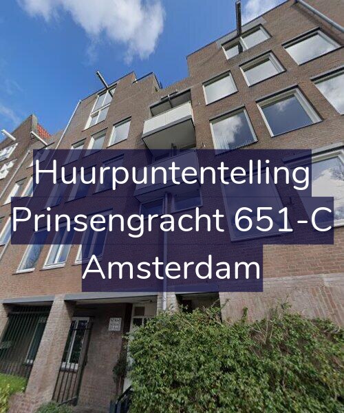 Foto gevel Huurpuntentelling voor Prinsengracht 651-C, Amsterdam