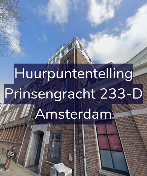 Foto gevel Huurpuntentelling voor Prinsengracht 233-D, Amsterdam