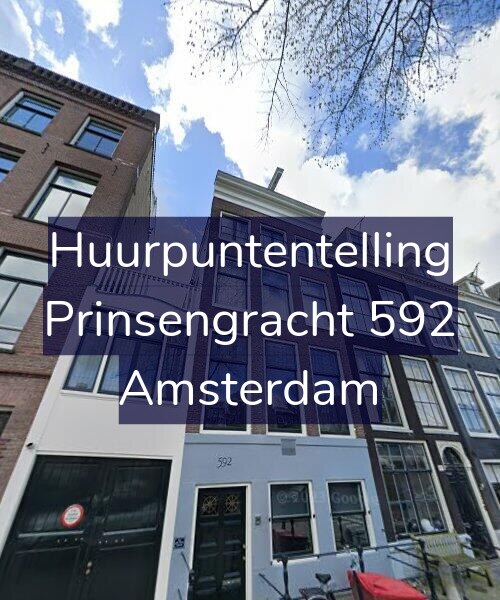 Foto gevel Huurpuntentelling voor Prinsengracht 592, Amsterdam