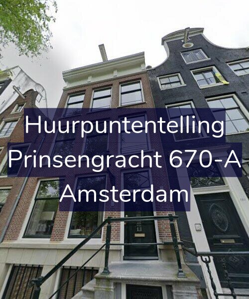 Foto gevel Huurpuntentelling voor Prinsengracht 670-A, Amsterdam