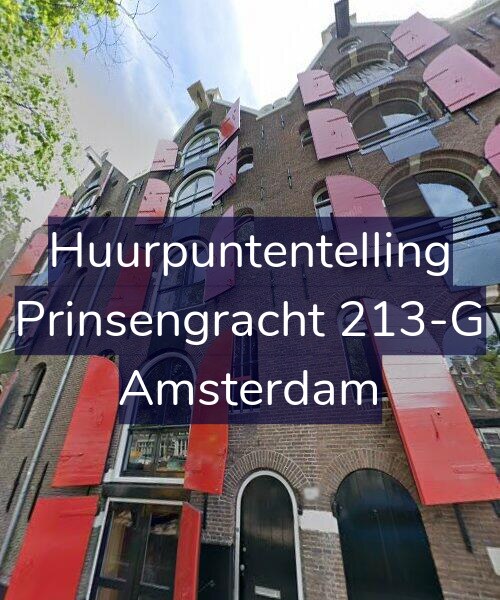 Foto gevel Huurpuntentelling voor Prinsengracht 213-G, Amsterdam