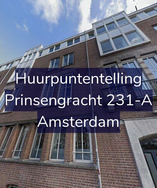 Foto gevel Huurpuntentelling voor Prinsengracht 231-A, Amsterdam