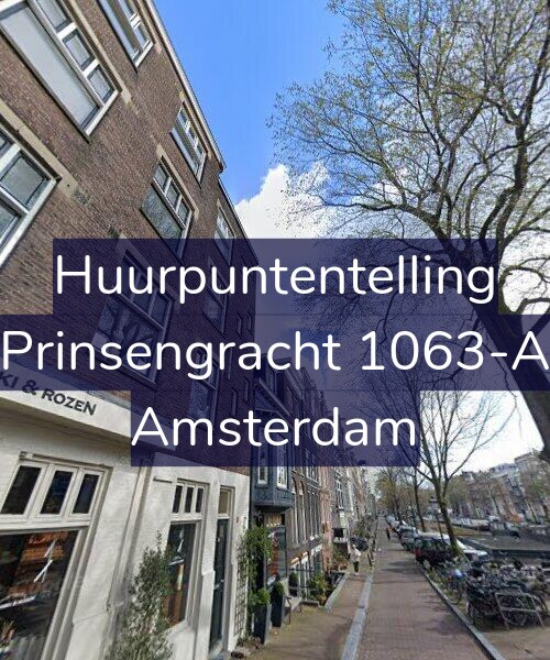 Foto gevel Huurpuntentelling voor Prinsengracht 1063-A, Amsterdam