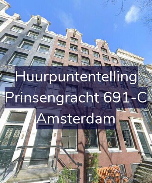 Foto gevel Huurpuntentelling voor Prinsengracht 691-C, Amsterdam