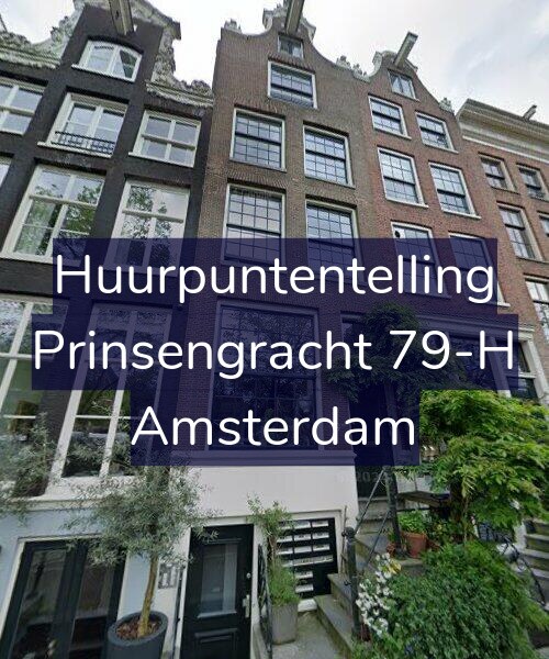 Foto gevel Huurpuntentelling voor Prinsengracht 79-H, Amsterdam