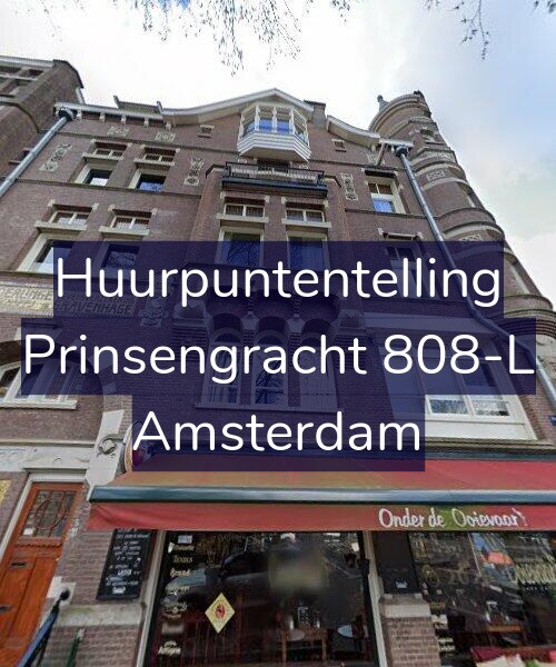 Foto gevel Huurpuntentelling voor Prinsengracht 808-L, Amsterdam