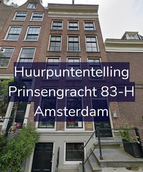 Foto gevel Huurpuntentelling voor Prinsengracht 83-H, Amsterdam