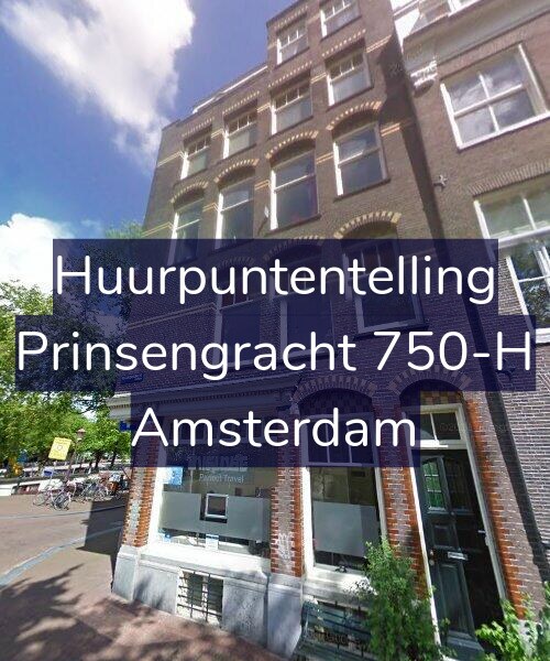 Foto gevel Huurpuntentelling voor Prinsengracht 750-H, Amsterdam