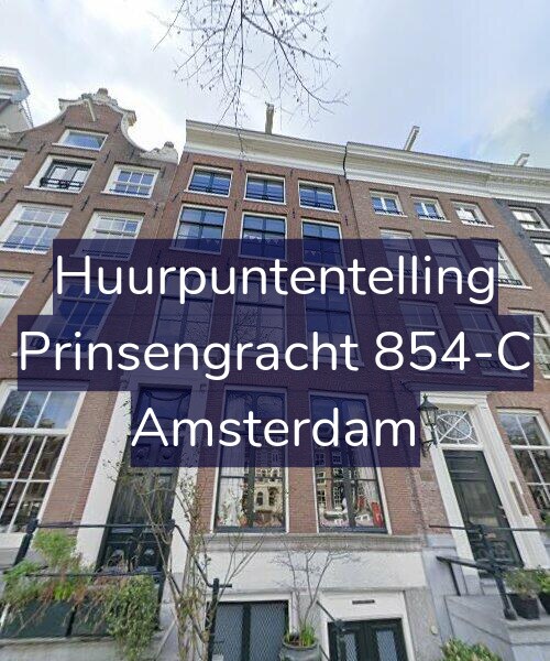 Foto gevel Huurpuntentelling voor Prinsengracht 854-C, Amsterdam