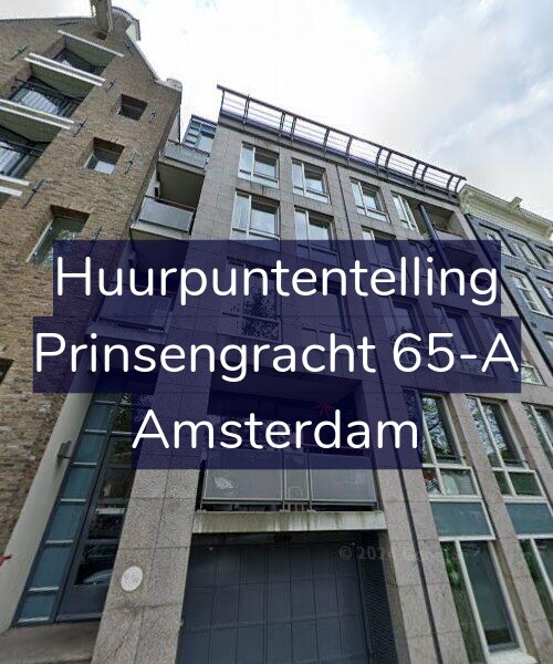 Foto gevel Huurpuntentelling voor Prinsengracht 65-A, Amsterdam