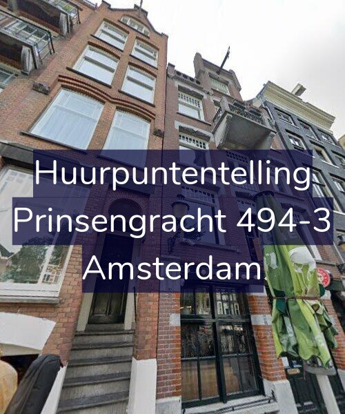 Foto gevel Huurpuntentelling voor Prinsengracht 494-3, Amsterdam