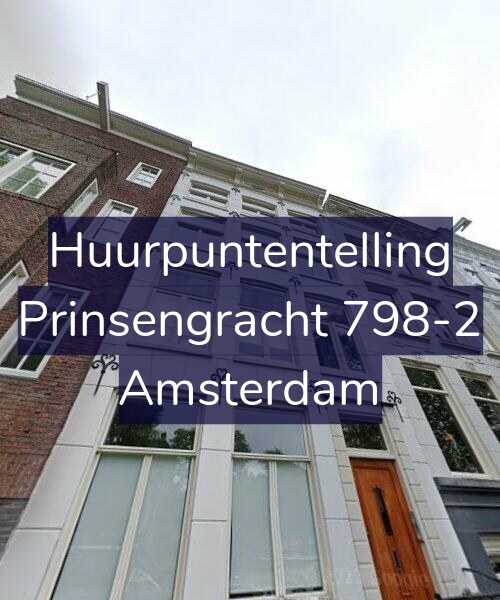 Foto gevel Huurpuntentelling voor Prinsengracht 798-2, Amsterdam