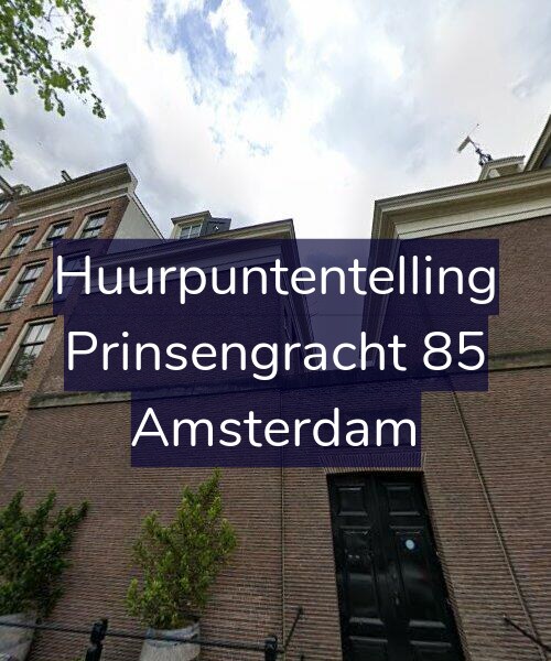 Foto gevel Huurpuntentelling voor Prinsengracht 85, Amsterdam