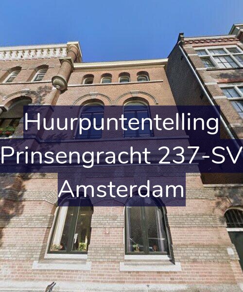 Foto gevel Huurpuntentelling voor Prinsengracht 237-SV, Amsterdam