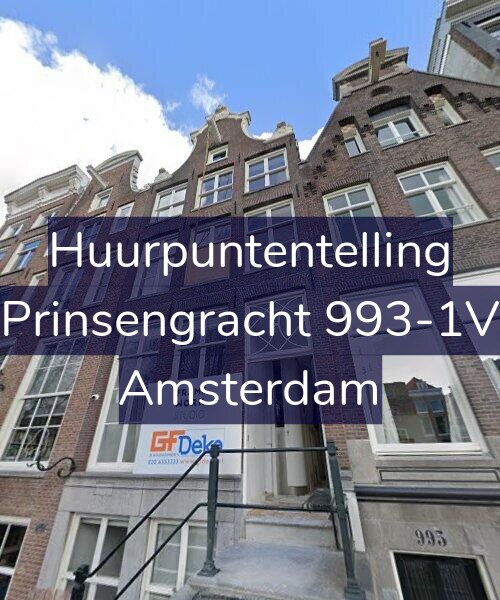 Foto gevel Huurpuntentelling voor Prinsengracht 993-1V, Amsterdam